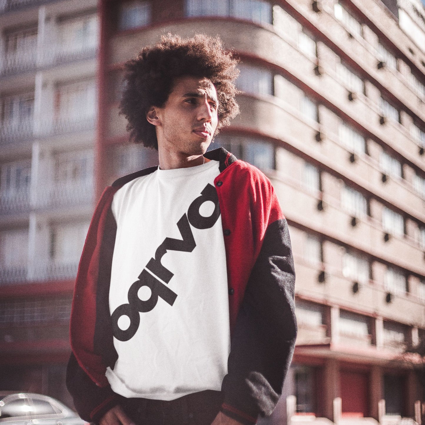 DIAGONAL Heavy Duty T-Shirt Front Logo MAN