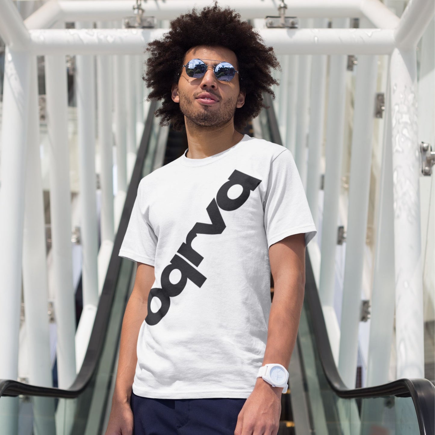 DIAGONAL Heavy Duty T-Shirt Front Logo MAN