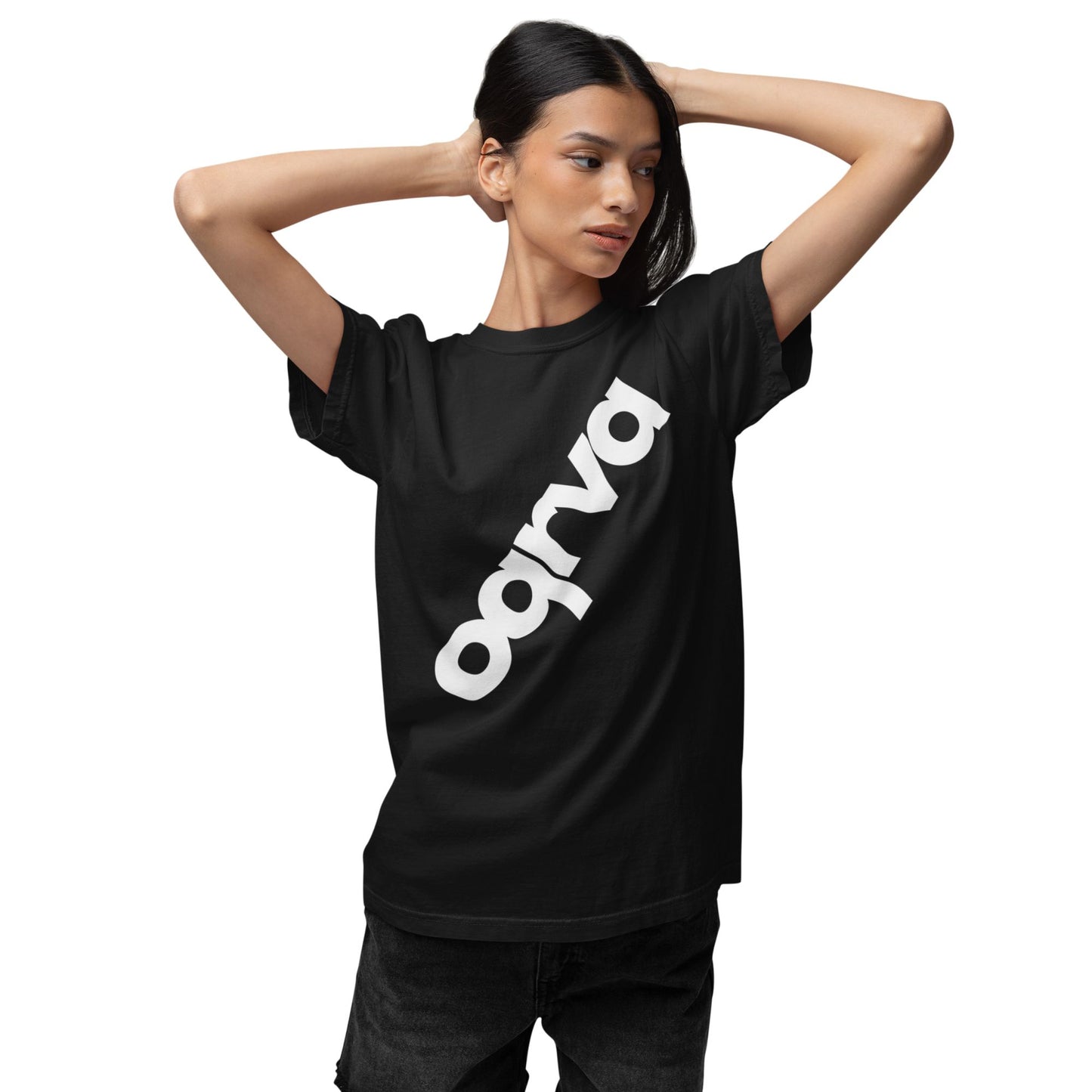 DIAGONAL Heavy Duty T-Shirt Front Logo WOMAN