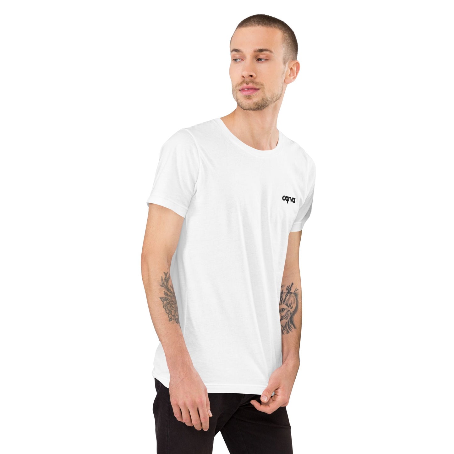 REALIST Heavy Duty T-Shirt Small Front and Big Back Logo MAN