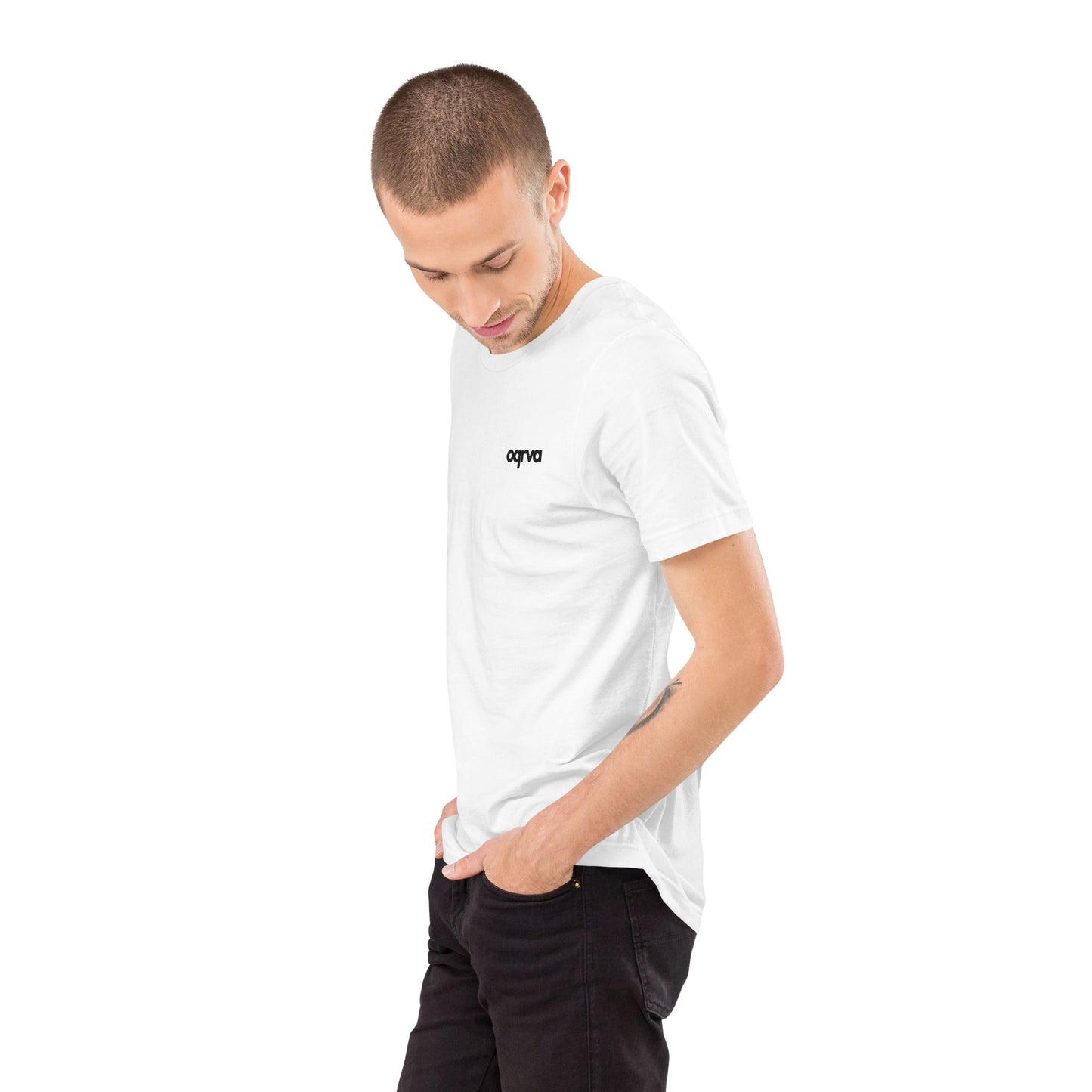 REALIST Heavy Duty T-Shirt Small Front and Big Back Logo MAN