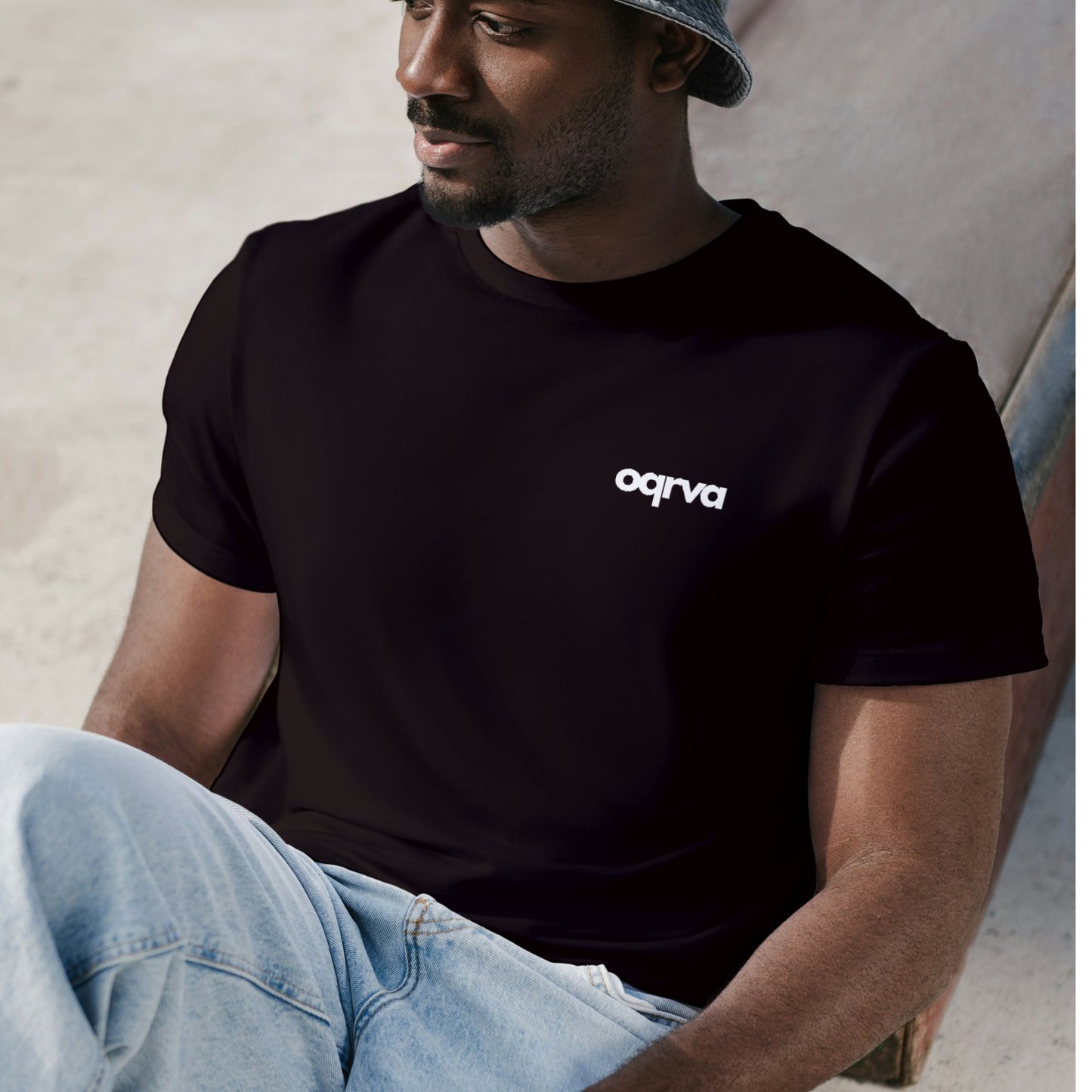 REALIST Heavy Duty T-Shirt Small Front and Big Back Logo MAN